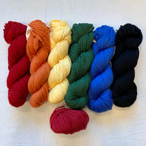 Colour Block Patchwork Cardigan Knitting Kit | Cascade 128 or Lamb's Pride Bulky & Knitting Pattern