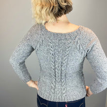 Load image into Gallery viewer, Design Nineteen Cabled Sweater Knitting Kit | Queensland Kathmandu Aran
