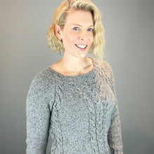 Load image into Gallery viewer, Design Nineteen Cabled Sweater Knitting Kit | Queensland Kathmandu Aran