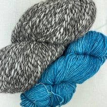 Load image into Gallery viewer, Rouched Throw Knitting Kit | Henry's Attic Peruvian Tweed, Malabrigo Worsted & Knitting Pattern (#222)