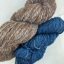 Load image into Gallery viewer, Rouched Throw Knitting Kit | Henry's Attic Peruvian Tweed, Malabrigo Worsted & Knitting Pattern (#222)