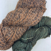 Load image into Gallery viewer, Rouched Throw Knitting Kit | Henry's Attic Peruvian Tweed, Malabrigo Worsted & Knitting Pattern (#222)