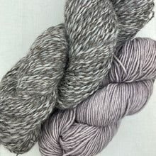 Load image into Gallery viewer, Rouched Throw Knitting Kit | Henry's Attic Peruvian Tweed, Malabrigo Worsted & Knitting Pattern (#222)