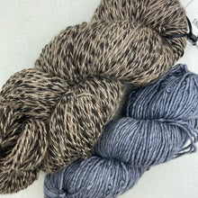 Load image into Gallery viewer, Rouched Throw Knitting Kit | Henry's Attic Peruvian Tweed, Malabrigo Worsted & Knitting Pattern (#222)