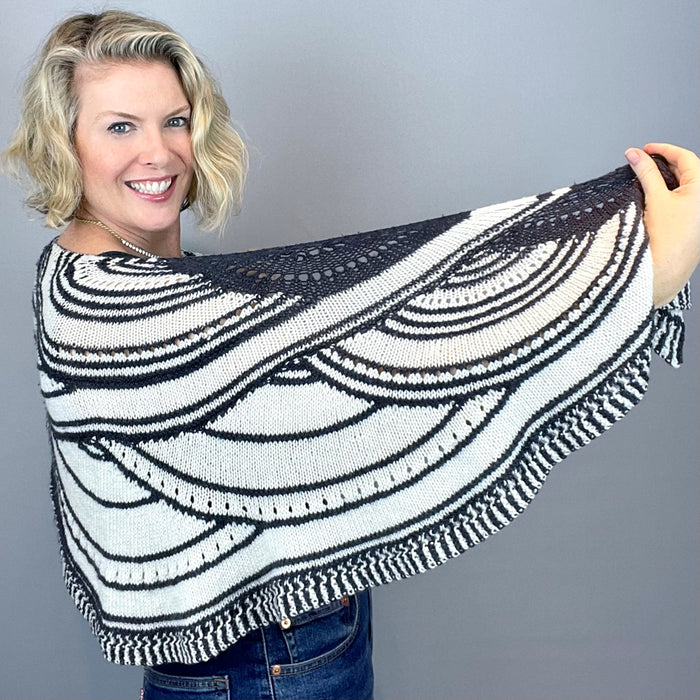 Artyarns Key of Life Shawl Knitting Kit | Artyarns Merino Cloud & Knitting Pattern