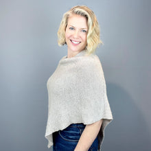 Load image into Gallery viewer, Stockinette Poncho Knitting Kit | Plymouth Baby Alpaca DK & Knitting Pattern (#113D)