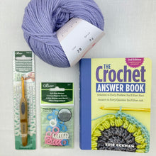 Load image into Gallery viewer, Beginning Crochet Kit (Basic) | Ella Rae Cashmereno & The Crochet Answer Book