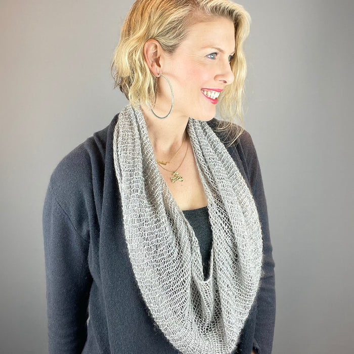 Beaded Mohair & Silk Cowl Knitting Kit | Artyarns Beaded Mohair and Sequins & Knitting Pattern (#364)