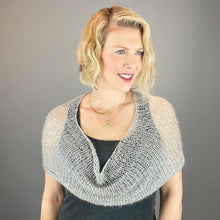 Load image into Gallery viewer, Beaded Mohair & Silk Cowl Knitting Kit | Artyarns Beaded Mohair and Sequins & Knitting Pattern (#364)