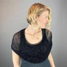 Load image into Gallery viewer, Beaded Mohair & Silk Cowl Knitting Kit | Artyarns Beaded Mohair and Sequins & Knitting Pattern (#364)