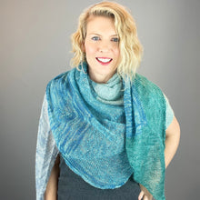 Load image into Gallery viewer, Expanding Chevron Shawl (Colinton version) Knitting Kit | Colinton Lace & Knitting Pattern (#330)