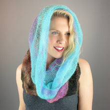 Load image into Gallery viewer, Artyarns Mohair Ombre Scarf Knitting Kit | Artyarns Mohair Ombre and Knitting Pattern (#383)