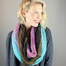 Load image into Gallery viewer, Artyarns Mohair Ombre Scarf Knitting Kit | Artyarns Mohair Ombre and Knitting Pattern (#383)