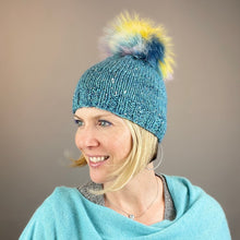 Load image into Gallery viewer, Sparkle Beanie Knitting Kit | The Fibre Company Road to China Light, Artyarns Beaded Mohair and Sequins, & Knitting Pattern (#376)