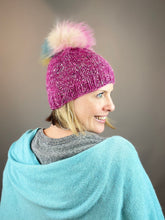 Load image into Gallery viewer, Sparkle Beanie Knitting Kit | The Fibre Company Road to China Light, Artyarns Beaded Mohair and Sequins, & Knitting Pattern (#376)