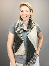 Load image into Gallery viewer, Color Block Scarf Knitting Kit | Noro Silk Garden &amp; Knitting Pattern (#93B)
