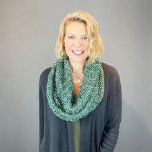 Load image into Gallery viewer, Charmaine's Cowl Knitting Kit | Lang Yarns Grace, Artyarns Beaded Mohair and Sequins & Knitting Pattern (#207B)