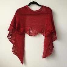 Load image into Gallery viewer, Artyarns 400 Yard Shawl Knitting Kit | Artyarns Merino Cloud, Beaded Mohair and Sequins &amp; Knitting Pattern
