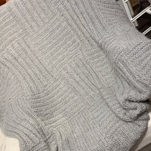 Load image into Gallery viewer, Rib & Garter Ridge Afghan Knitting Kit | Plymouth Baby Alpaca Grande & Knitting Pattern (#161)