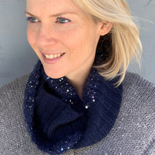 Load image into Gallery viewer, Artyarns Ensemble & Merino Cloud Ribbed Cowl Knitting Kit | Artyarns Ensemble, Merino Cloud, & Knitting Pattern (#296A)