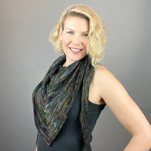 Load image into Gallery viewer, Simple Dream in Color Shawlette Knitting Kit | Dream in Color Smooshy with Cashmere & Knitting Pattern (#387)