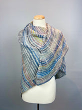 Load image into Gallery viewer, Botanic Shawl Knitting Kit | Jade Sapphire Angelwing & Zauberball Crazy
