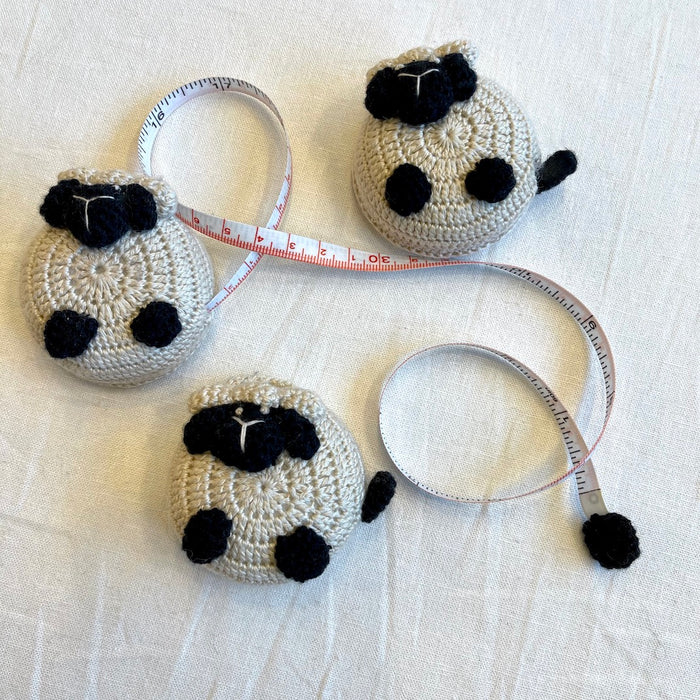 Crocheted Sheep Measuring Tape