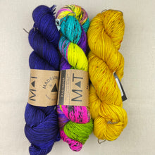 Load image into Gallery viewer, Speckled Chevron Wrap Knitting Kit | Madelinetosh Pashmina & Knitting Pattern (#348B)