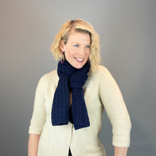 Load image into Gallery viewer, Double Broken Rib Scarf (Aran version) Knitting Kit | Queensland Kathmandu Aran & Knitting Pattern (#003A)