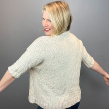 Load image into Gallery viewer, Oversized Shawl Collar Cardigan Knitting Kit | Katia Pluma Cotton & Knitting Pattern (#351B)