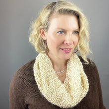 Load image into Gallery viewer, Charmaine's Cowl Knitting Kit | Lang Yarns Grace, Artyarns Beaded Mohair and Sequins & Knitting Pattern (#207B)
