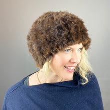 Load image into Gallery viewer, Rabbit Fur Hat Knitting Kit | Furaz Rabbit Fur Yarn, Aurora 8 & Knitting Pattern (#223)