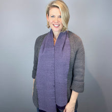 Load image into Gallery viewer, mYak and Silk Woven Scarf Kit | mYak Baby Yak Medium, Lantern Moon Indochine Silk & Weaving Pattern (#400)