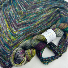 Load image into Gallery viewer, Simple Dream in Color Shawlette Knitting Kit | Dream in Color Smooshy with Cashmere & Knitting Pattern (#387)