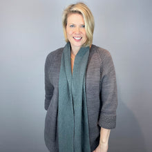 Load image into Gallery viewer, mYak and Silk Woven Scarf Kit | mYak Baby Yak Medium, Lantern Moon Indochine Silk & Weaving Pattern (#400)