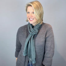 Load image into Gallery viewer, mYak and Silk Woven Scarf Kit | mYak Baby Yak Medium, Lantern Moon Indochine Silk & Weaving Pattern (#400)