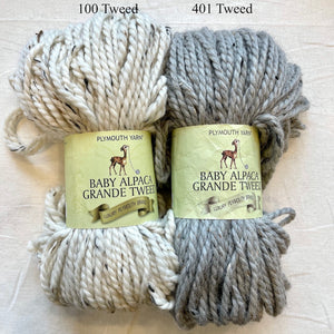 Easy Bulky Alpaca Cowl Knitting Kit | Baby Alpaca Grande & Knitting Pattern (#151)