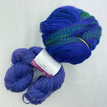 Load image into Gallery viewer, Botanic Shawl Knitting Kit | Jade Sapphire Angelwing &amp; Zauberball Crazy
