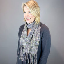 Load image into Gallery viewer, Beaded Mohair Woven Scarf Kit | Artyarns Merino Cloud, Beaded Mohair and Sequins & Weaving Pattern (#398)