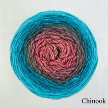 Load image into Gallery viewer, Ombré Elf Hat Knitting Kit | Freia Handpaints Superwash Merino Silk Sport & Knitting Pattern (#301)