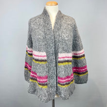 Load image into Gallery viewer, The Marka Cardi Knitting Kit | Katia Alpaca Silver & Knitting Pattern (#374)