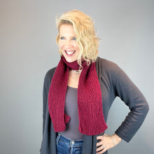 Load image into Gallery viewer, Soffio Scarf Knitting Kit | Soffio Cashmere & Knitting Pattern (#388)