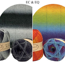 Load image into Gallery viewer, Kauni Effektgarn Wiggle Wrap Knitting Kit | Kauni Effektgarn &amp; Knitting Pattern
