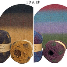 Load image into Gallery viewer, Kauni Effektgarn Wiggle Wrap Knitting Kit | Kauni Effektgarn &amp; Knitting Pattern
