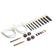 Load image into Gallery viewer, Lantern Moon Ebony Ancestry Interchangeable Knitting Needle Set