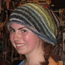 Load image into Gallery viewer, Noro Slouchy Hat Knitting Kit | Noro Silk Garden &amp; Knitting Pattern (#210)
