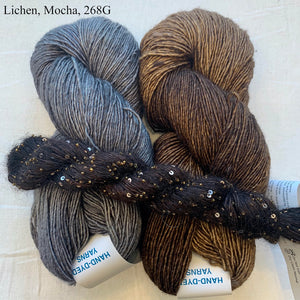 Beaded Picot Edge Shawlette (Petite Madison version) Knitting Kit | Petite Madison, Artyarns Beaded Mohair and Sequins & Knitting Pattern (#289)
