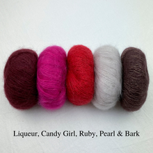 Load image into Gallery viewer, Kidsilk Haze Scarf Knitting Kit | Rowan Kidsilk Haze & Knitting Pattern (#158)