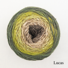 Load image into Gallery viewer, Ombré Elf Hat Knitting Kit | Freia Handpaints Superwash Merino Silk Sport & Knitting Pattern (#301)
