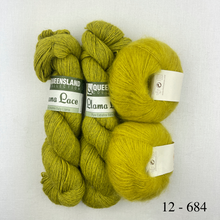 Load image into Gallery viewer, Chevron Cloud Wrap Knitting Kit | Queensland Llama Lace & Rowan Kidsilk Haze